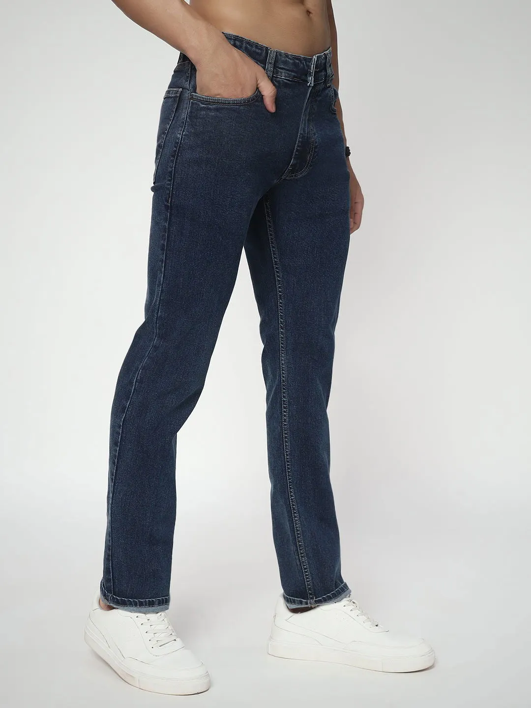 Blue slimline jeans