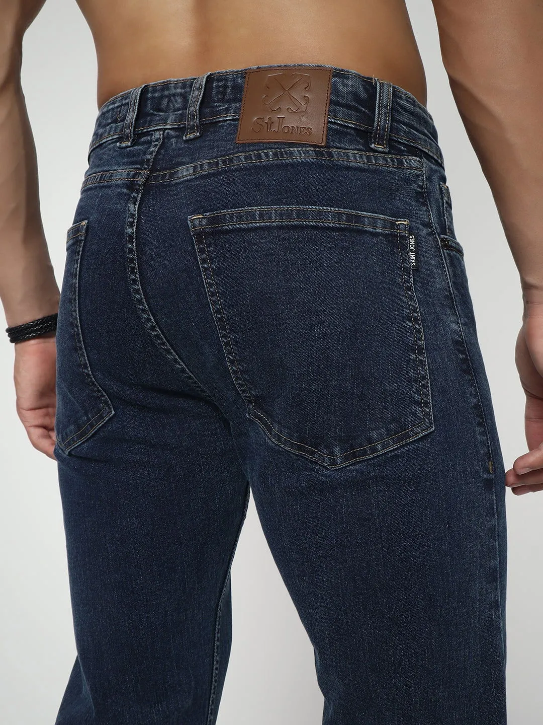 Blue slimline jeans