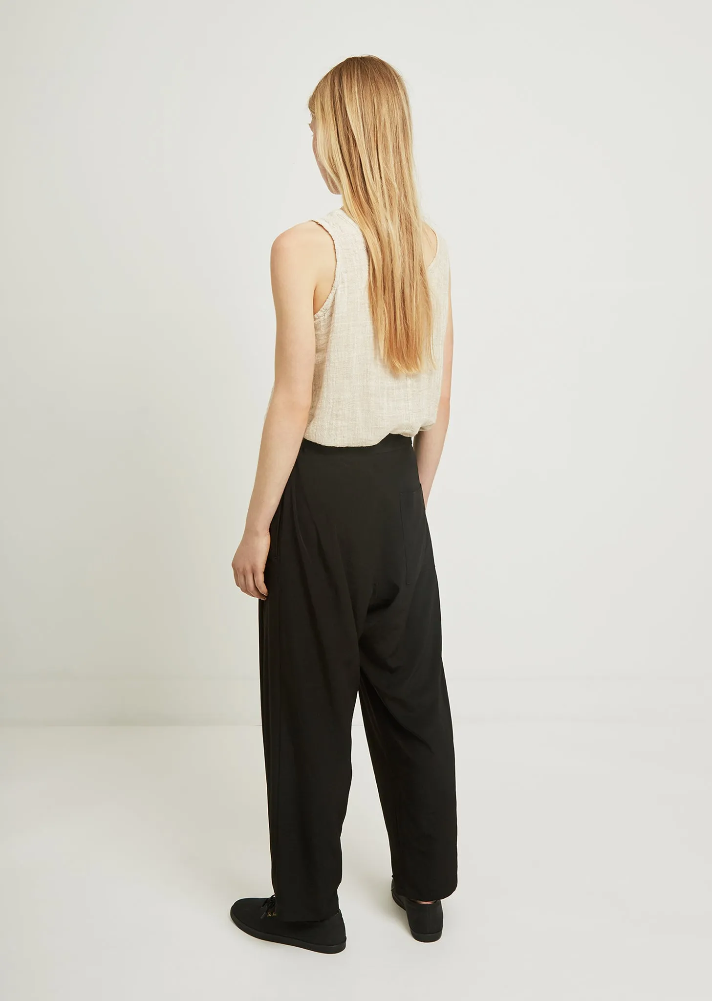 Chine Front Two Tuck Pant