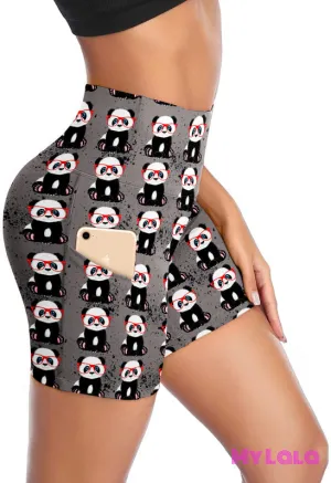 EC2 Pocketed Gym Shorts 24-32 (Panda Panda)