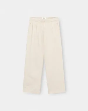Hør Suitpants Beige