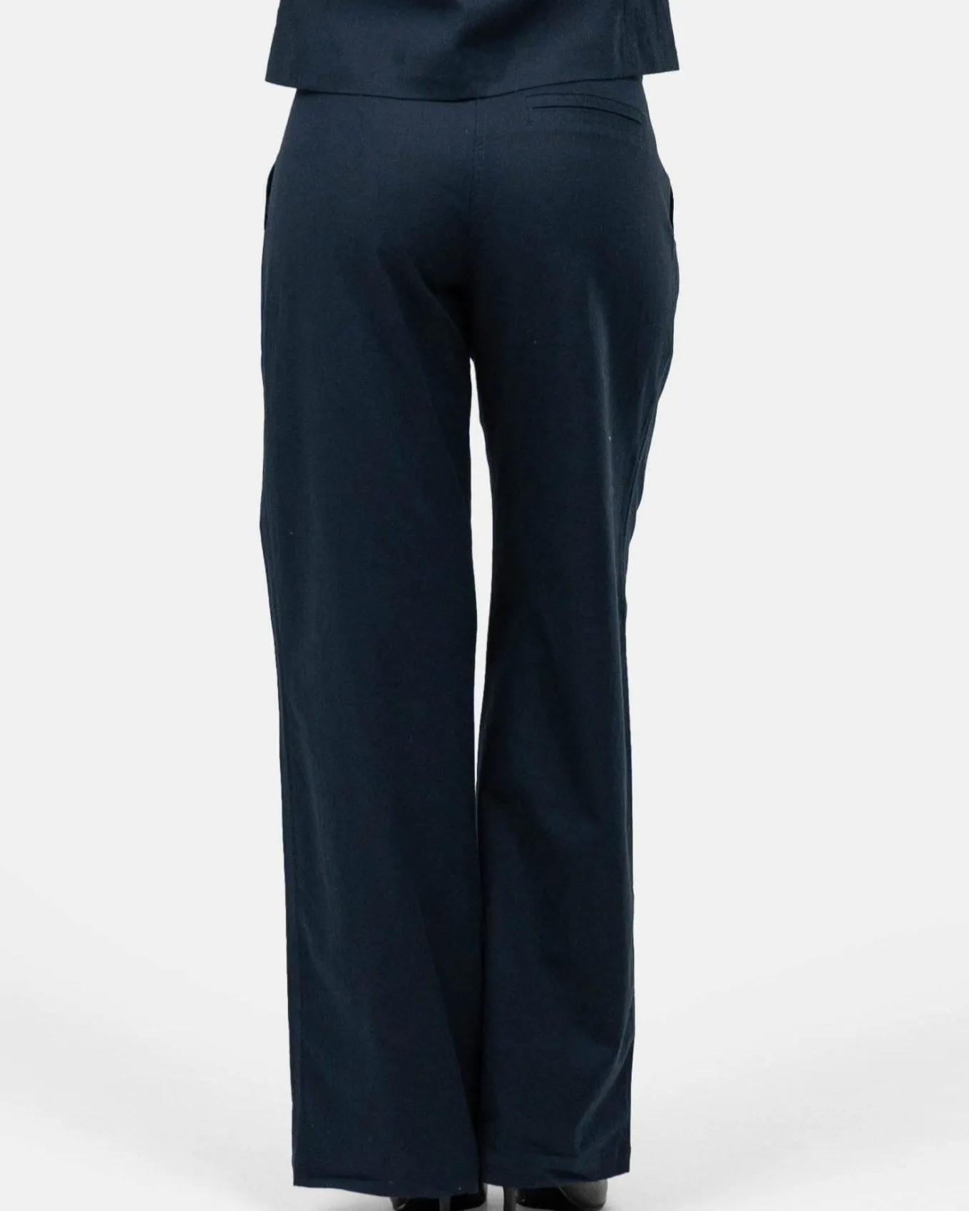 Hør Suitpants Navy