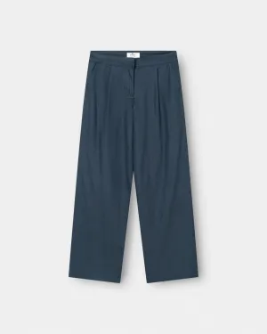 Hør Suitpants Navy