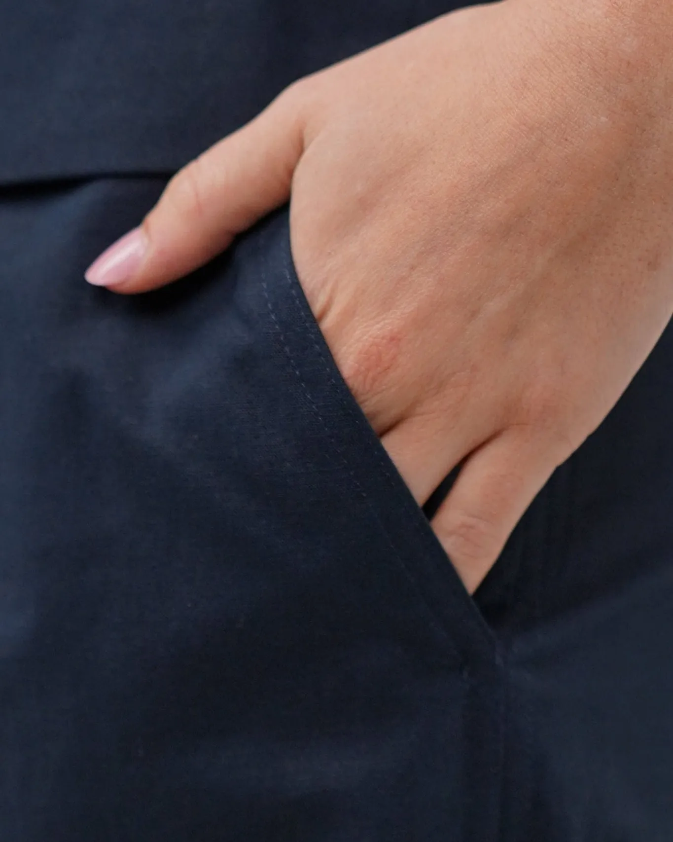 Hør Suitpants Navy