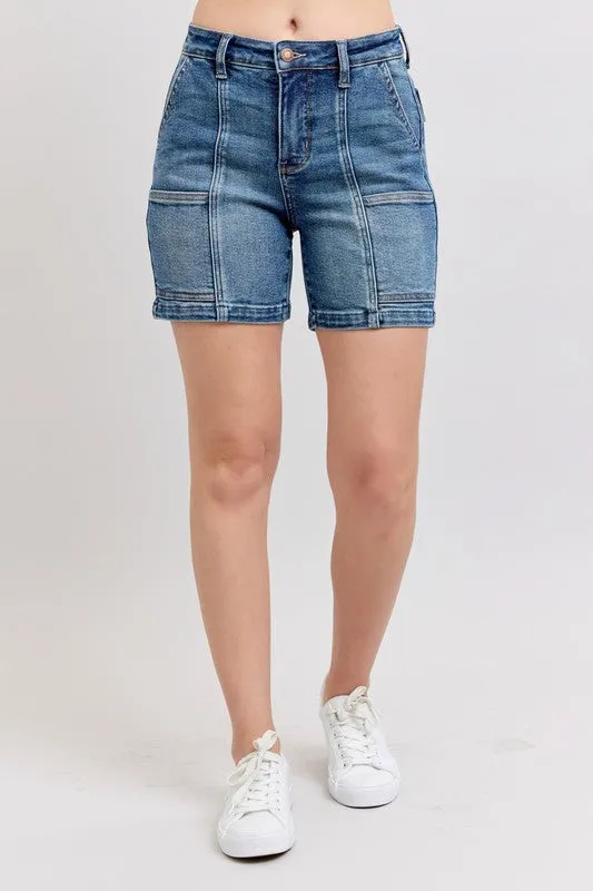 Judy Blue High-Rise Denim Shorts (S-3XL)