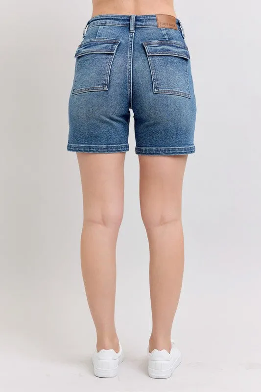 Judy Blue High-Rise Denim Shorts (S-3XL)