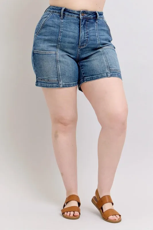 Judy Blue High-Rise Denim Shorts (S-3XL)