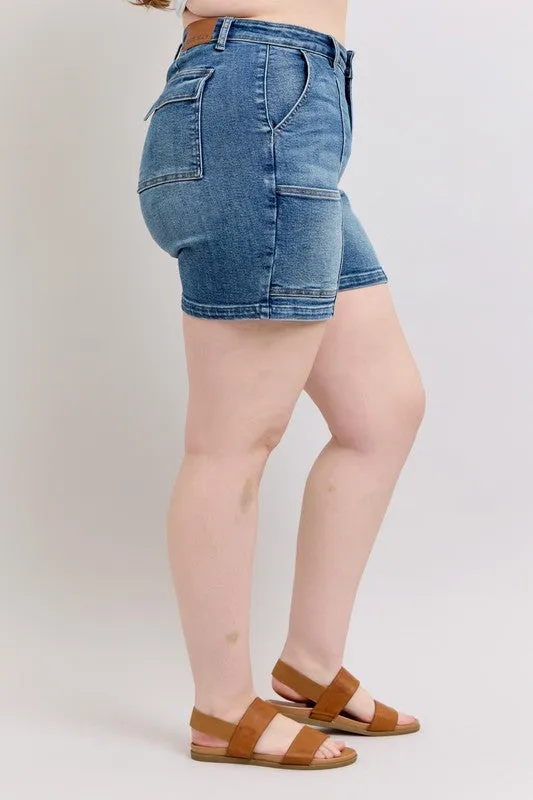 Judy Blue High-Rise Denim Shorts (S-3XL)