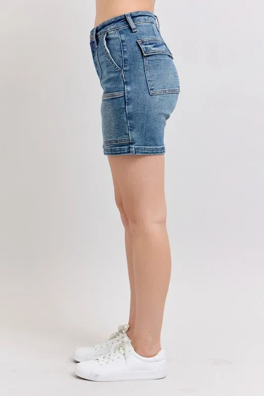 Judy Blue High-Rise Denim Shorts (S-3XL)