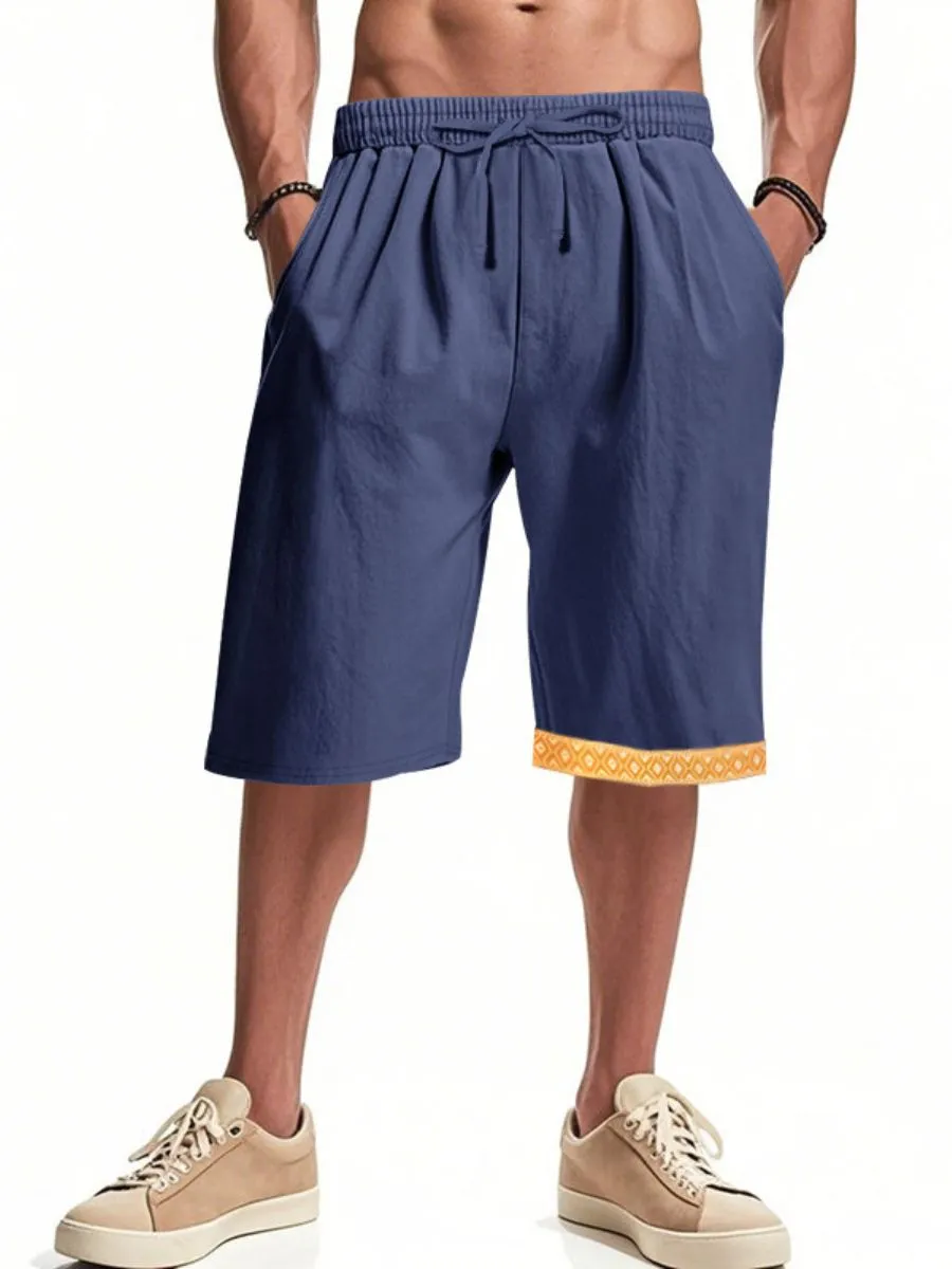 Linen Boho Style Summer Shorts