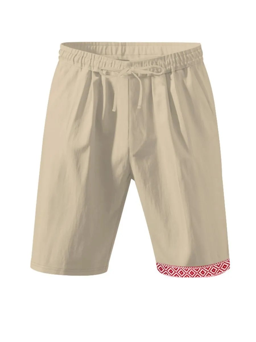 Linen Boho Style Summer Shorts