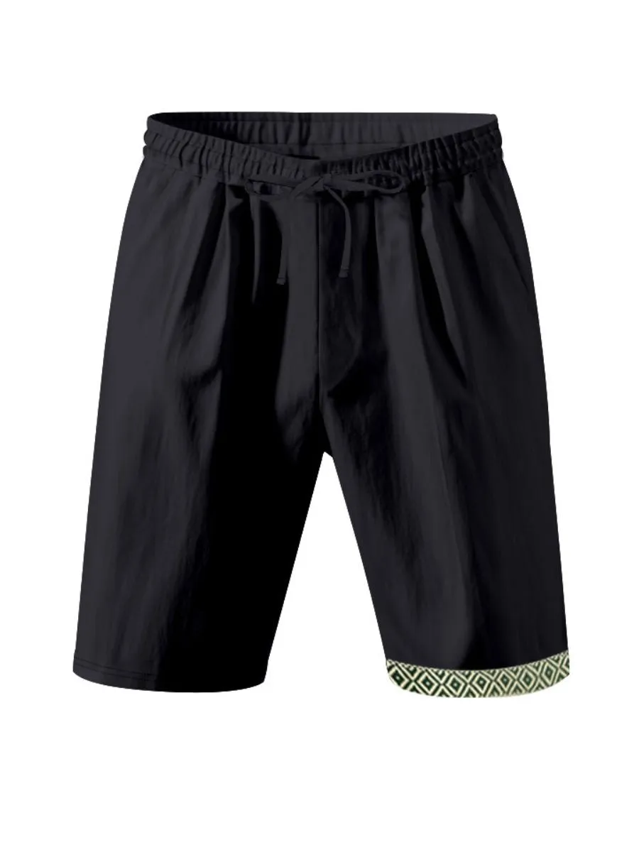 Linen Boho Style Summer Shorts