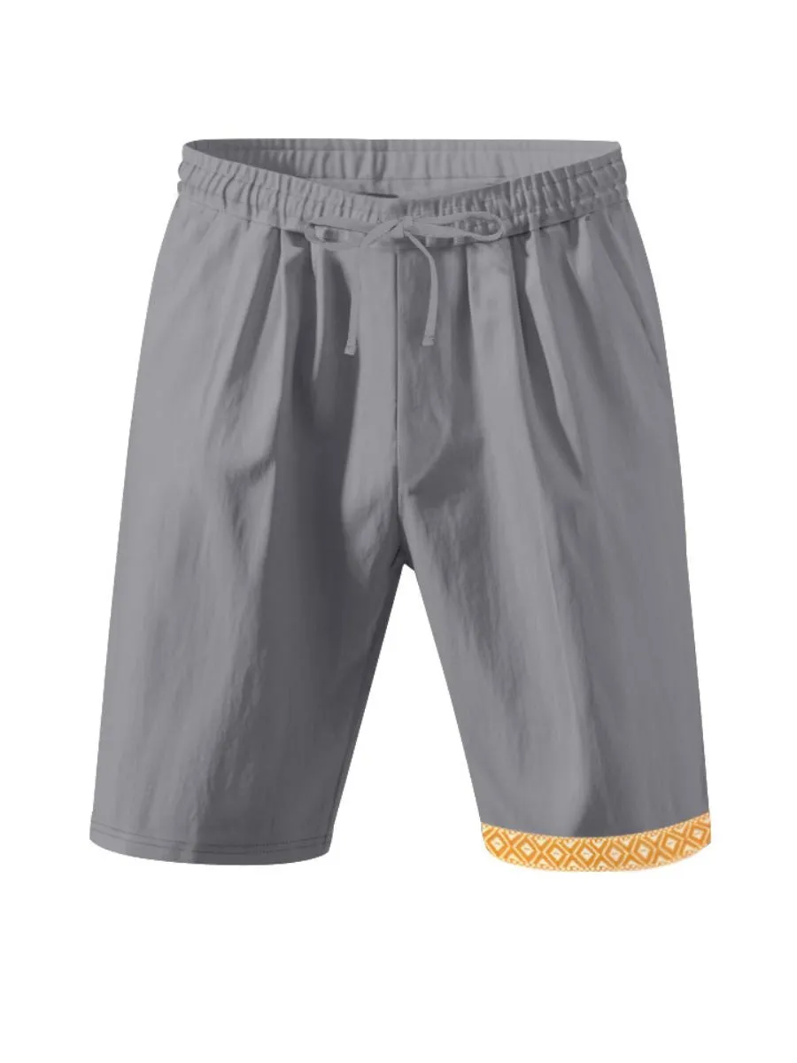 Linen Boho Style Summer Shorts