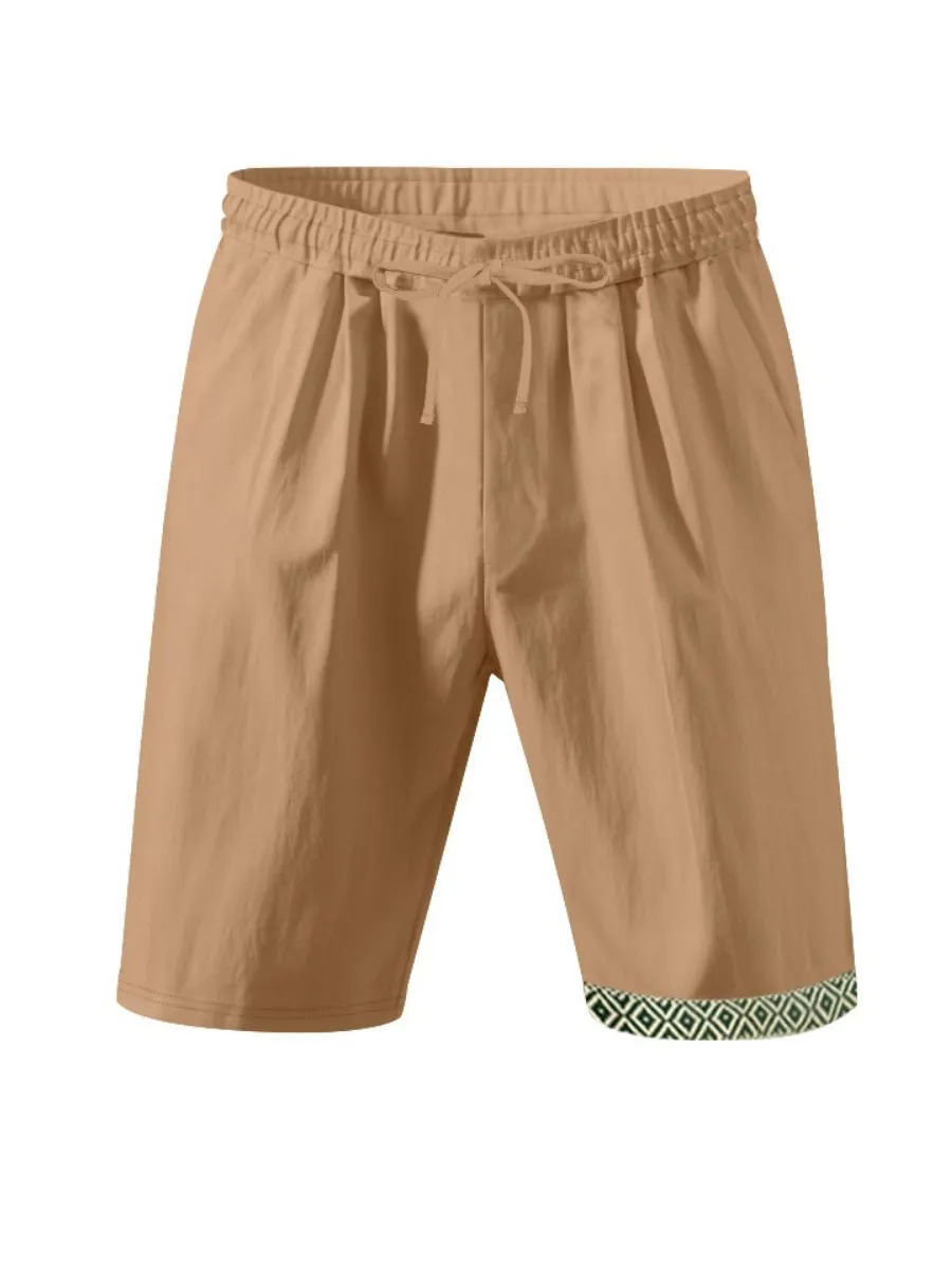 Linen Boho Style Summer Shorts