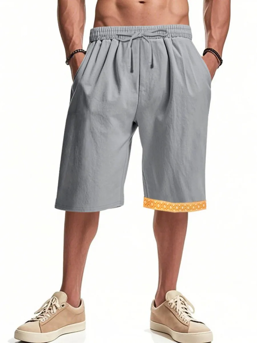 Linen Boho Style Summer Shorts