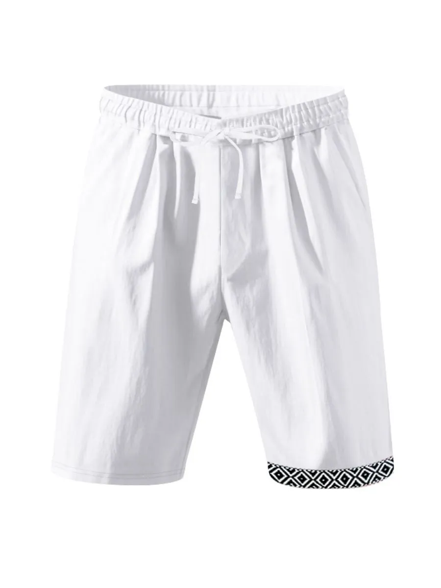 Linen Boho Style Summer Shorts