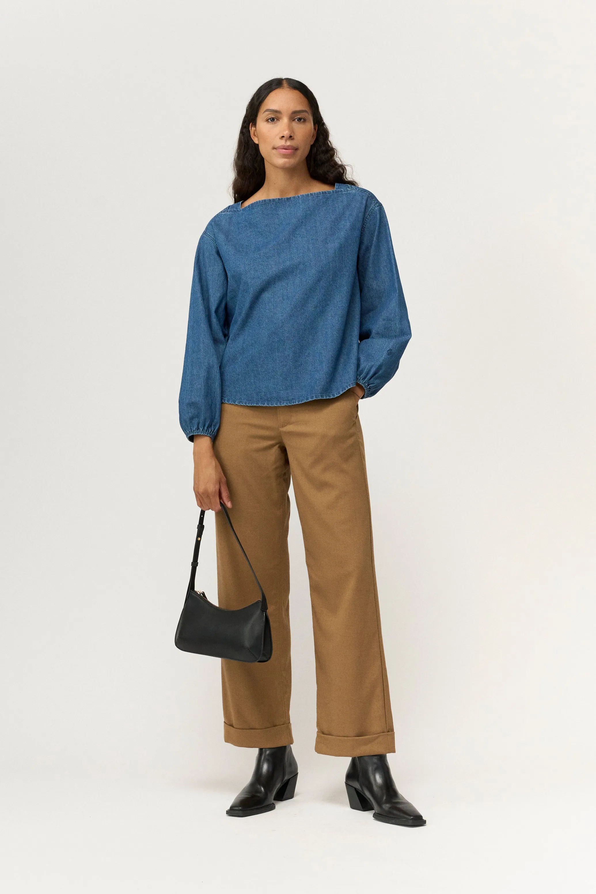 PD-Birkin Weekend Cropped Pant Tailor - camel