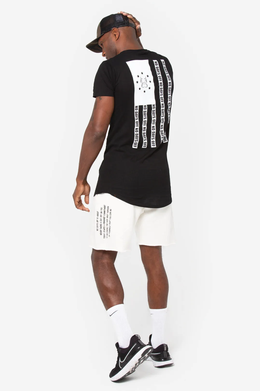 "Off White" Fleece Shorts