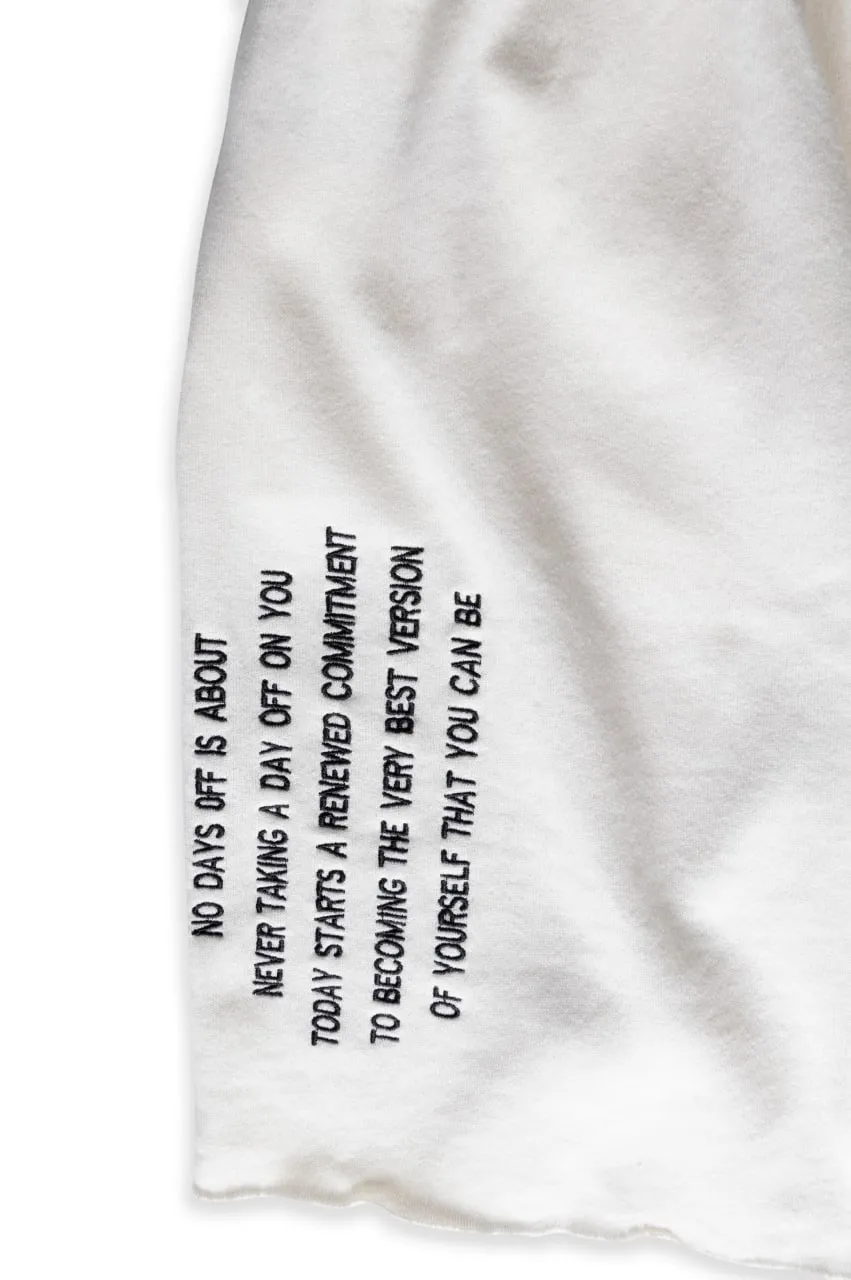 "Off White" Fleece Shorts