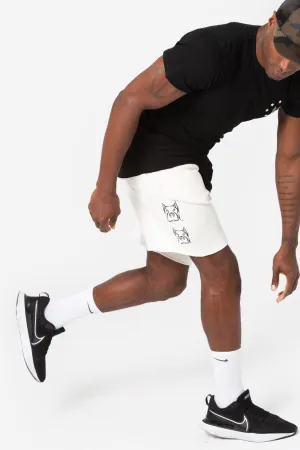 "Off White" Fleece Shorts