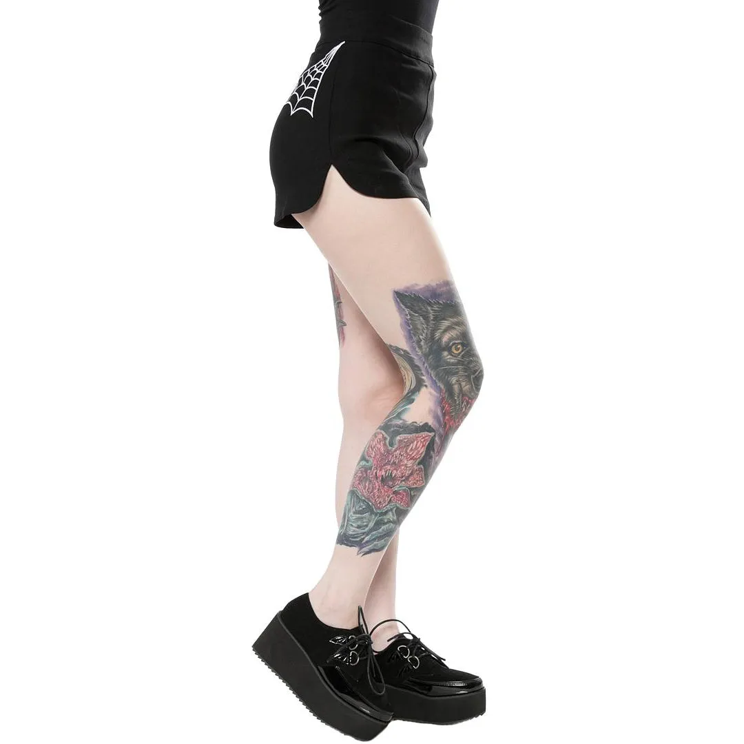 Sweetie Pie Spiderweb Womens Shorts